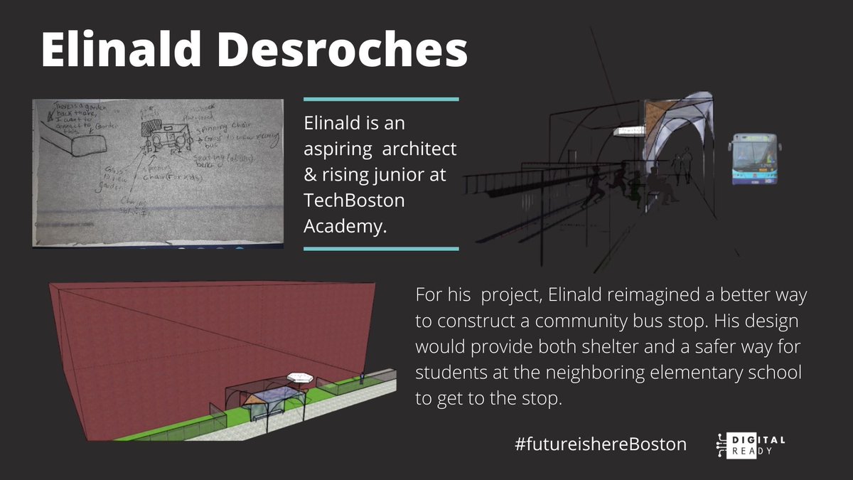 digitalreadyMA's tweet photo. Excited to share the work of a future #boston
@tbaupdates architect who was a tech apprentice in our studio this #summer through our partnership with
@BostonPIC @BSAAIA @wentworthinst #futureishereBoston @FabOrigins #architecture - Improving the community🙌 https://t.co/PhYvvxGg4W
