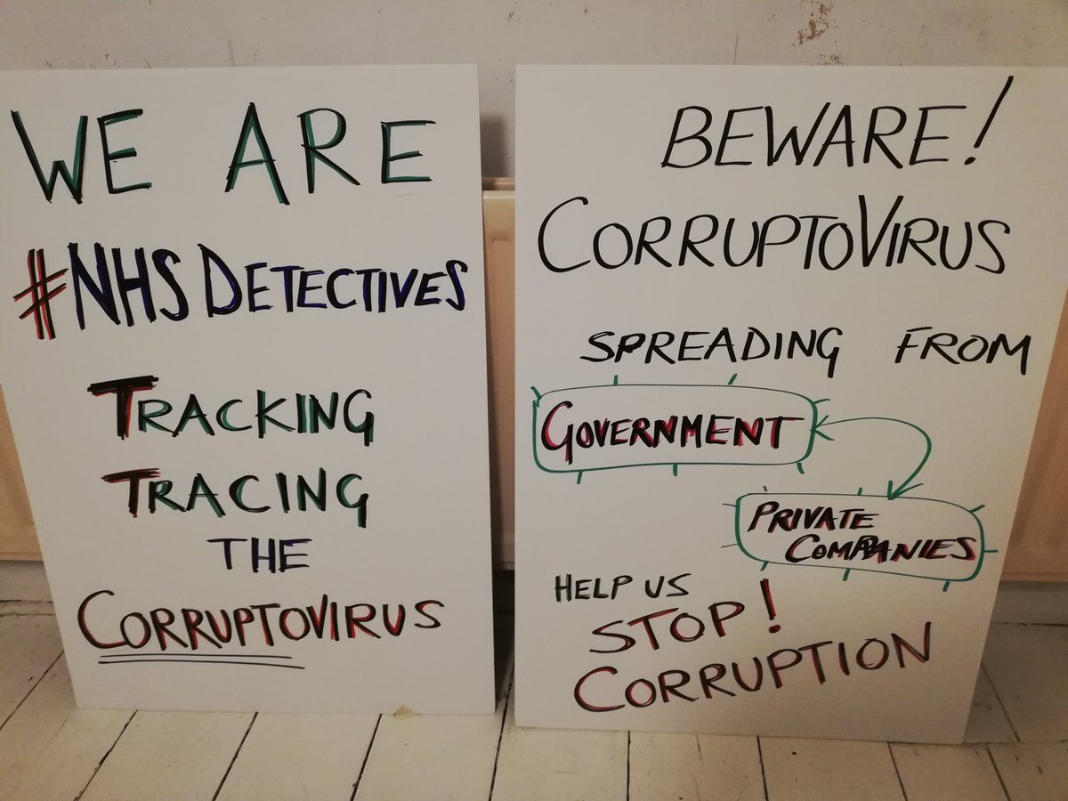 999CallforNHS's tweet photo. 9.30am the #nhsdetectives will be track and tracing the #CorruptoVirus
Contract us or @OhStevenCarne for location in Victoria. @We_OwnIt @IslingtonKONP @keepnhspublic https://t.co/hUSFiwa3Vg