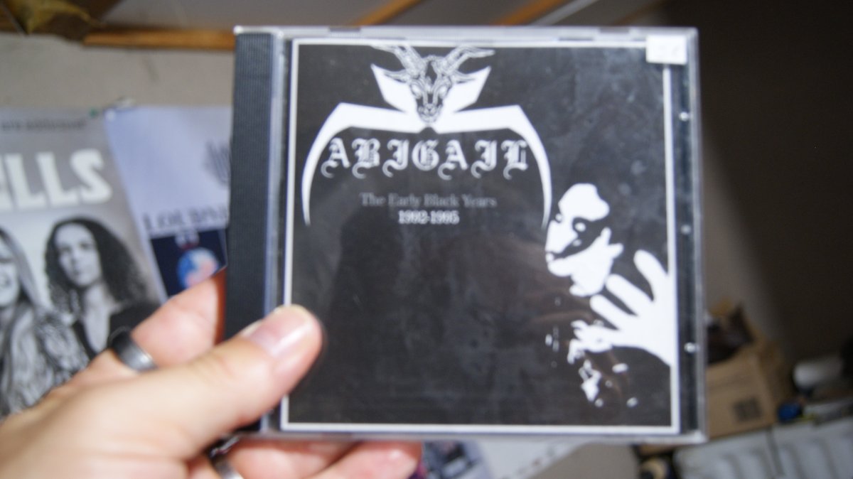 JanVervaeke1's tweet photo. @JanVervaeke1 / @michelserry87 ´s challenge 
100 albums uit het verre OOSTEN
Dag 94 : #Abigail  2007 #Tokyo, #Japan)
#Black
Compilation with early material, demo's, incl covers of Bathory, Sodom and BULLDOZER
LISTEN : https://t.co/Y9SHac88SM <-- [BULLDOZER COVER]

#asianchallenge https://t.co/JjzHwXxRnv