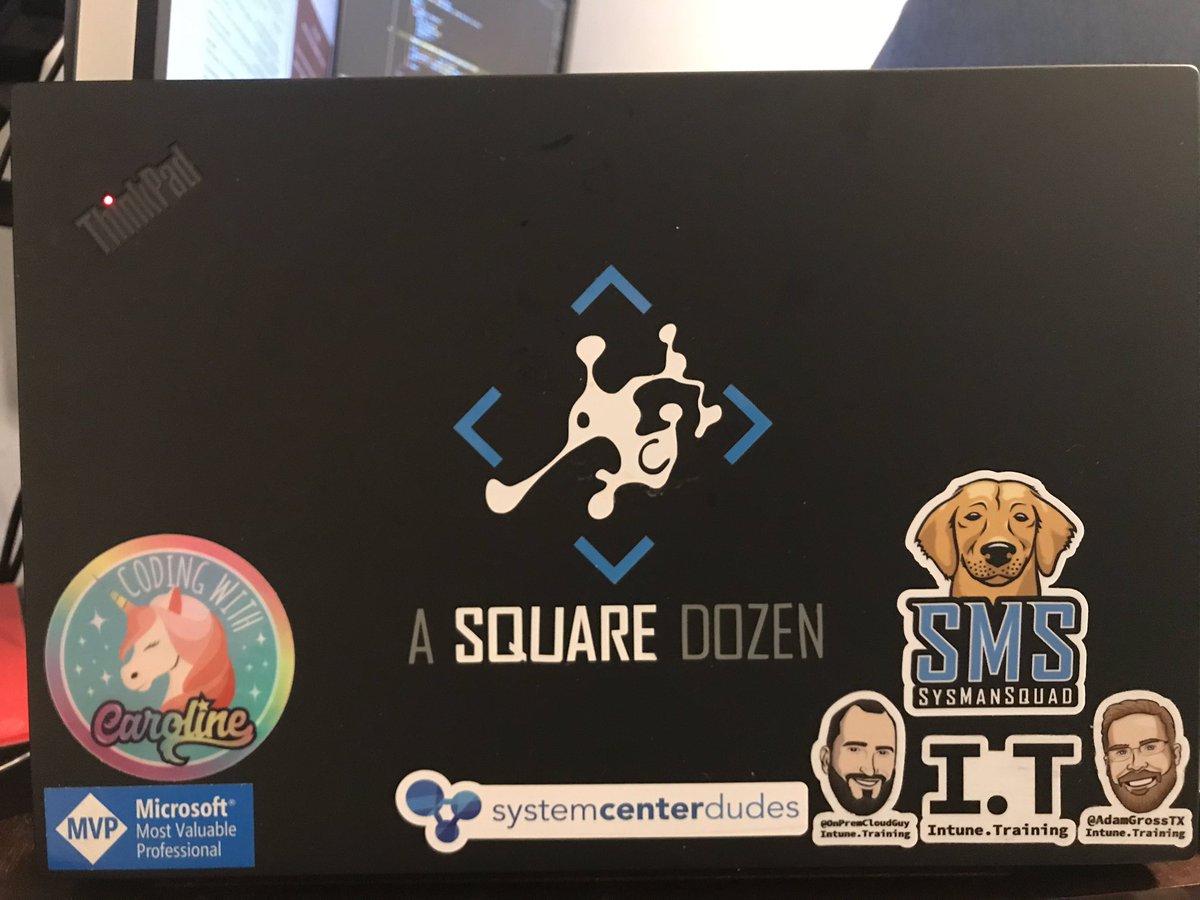 AdamGrossTX's tweet photo. Finally ordered some @SysManSquad stickers! Now I just need a conference to hand them out out!!

#MEMCM #ConfigMgr #SCCM #SMS #Community #SysManSquad https://t.co/bmvOdCtbYp