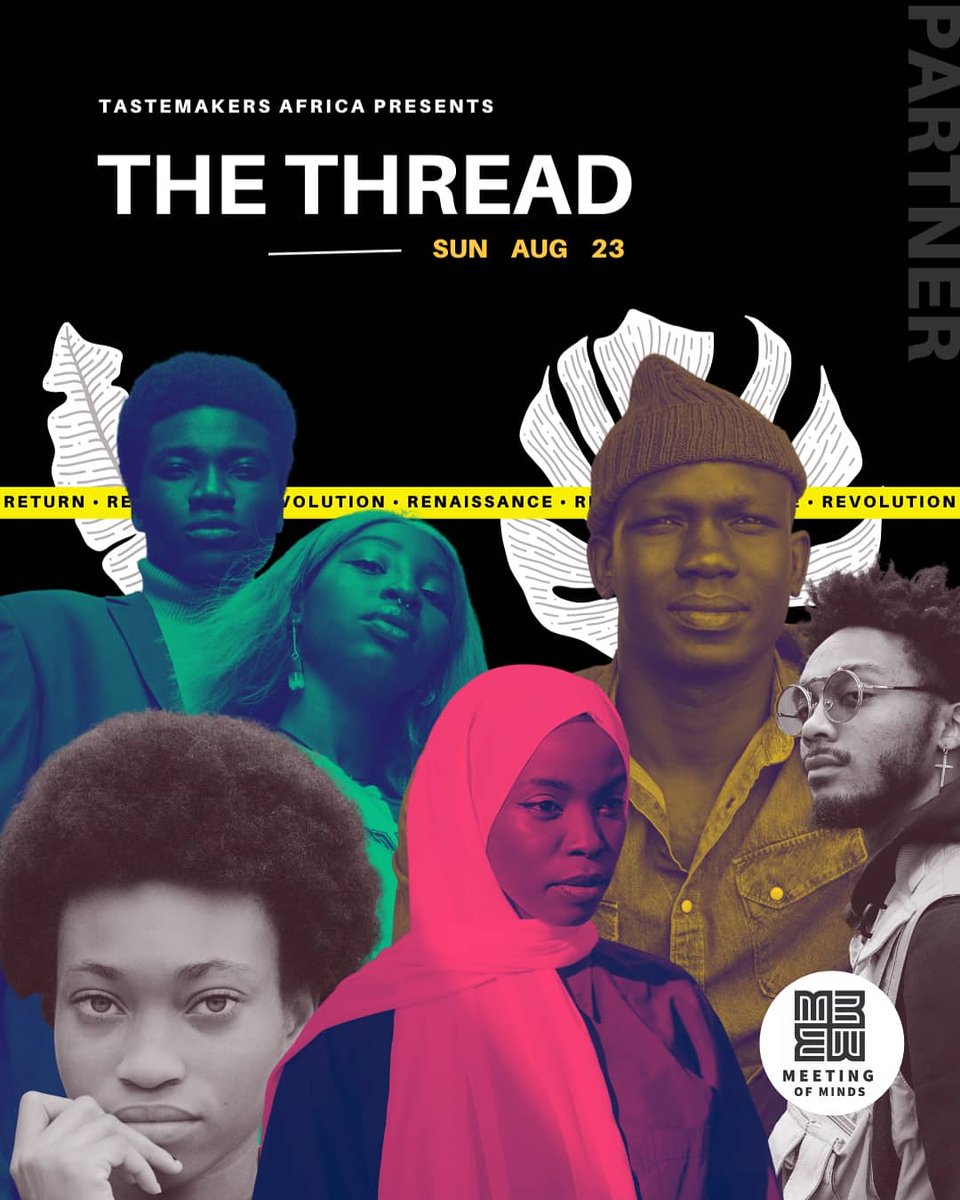 MeetingUk's tweet image. The Thread is going down again this Sunday, August 23 and we're hype to join @TstmkrsAfrica as a partner. Join us for the dopest virtual black state of the union with fam from Africa and across the diaspora #WeAreTheThread Come through bit.ly/3fQwxUa