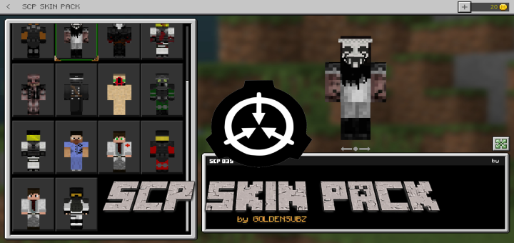 SCP Skinpack] SCP-035 Minecraft Skin