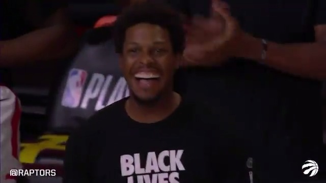 When @Raptors family announced the starting lineup in Orlando... โค๏ธ
#BESTofNBARestart https://t.co/Ih5KMqkKtU