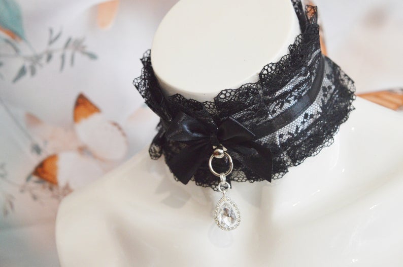 Nekollars's tweet photo. #GothicCollar #- #Victorian #Gem #- #Black and #grey #lace #steamgoth #gothickitty #choker - #gothlolita #gothiccollar #Goth #gothic #gothgirl #gothgoth #gothicjewelry #gothiclolita #gothicgirls #gothicbeauty - More at our #Nekollars Etsy shop! โก๏ธ https://t.co/aB1LDBpTQ7 ๐ https://t.co/GcC2TLTCi8