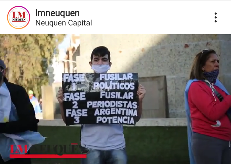 Eso son. Gente que si pudiera, te fusilaría.