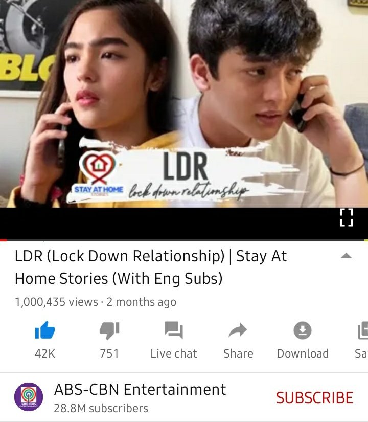 yancylism's tweet photo. 1 MILLION VIEWS! CONGRATS!
Link: https://t.co/r6dfDjlTR3
#SethDrea
#SethFedelin #AndreaBrillantes
#LDR #LockDownRelationship
#StayAtHomeStoriesLDR
@imsethfedelin @iamandrea_b https://t.co/ki68qr079W