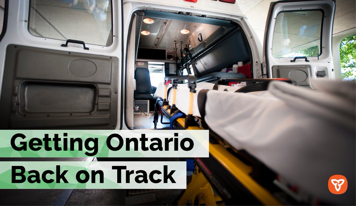 ONThealth's tweet photo. We’ve increased funding to the Land Ambulance Service Grant by five per cent in 2020/21. This is in addition to the four per cent increase last year. #AMOConf20 https://t.co/Ei0B1KnyDh