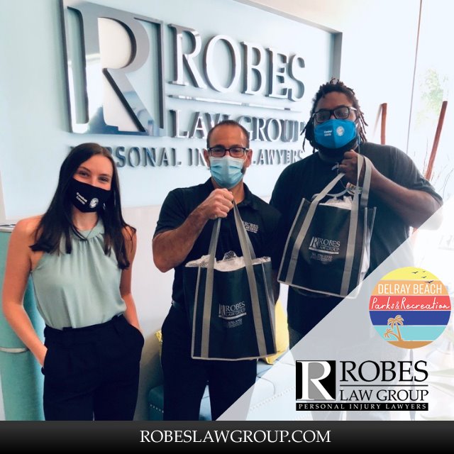 RobesLawGroup's tweet photo. It’s always rewarding to be able to help our local community at times of need. Thank you @citydelraybeach  Parks &amp; Recreation for letting us contribute with supplies to fill 1,000 back to school back packs for kids in our area. https://t.co/T5YHD1ysFS