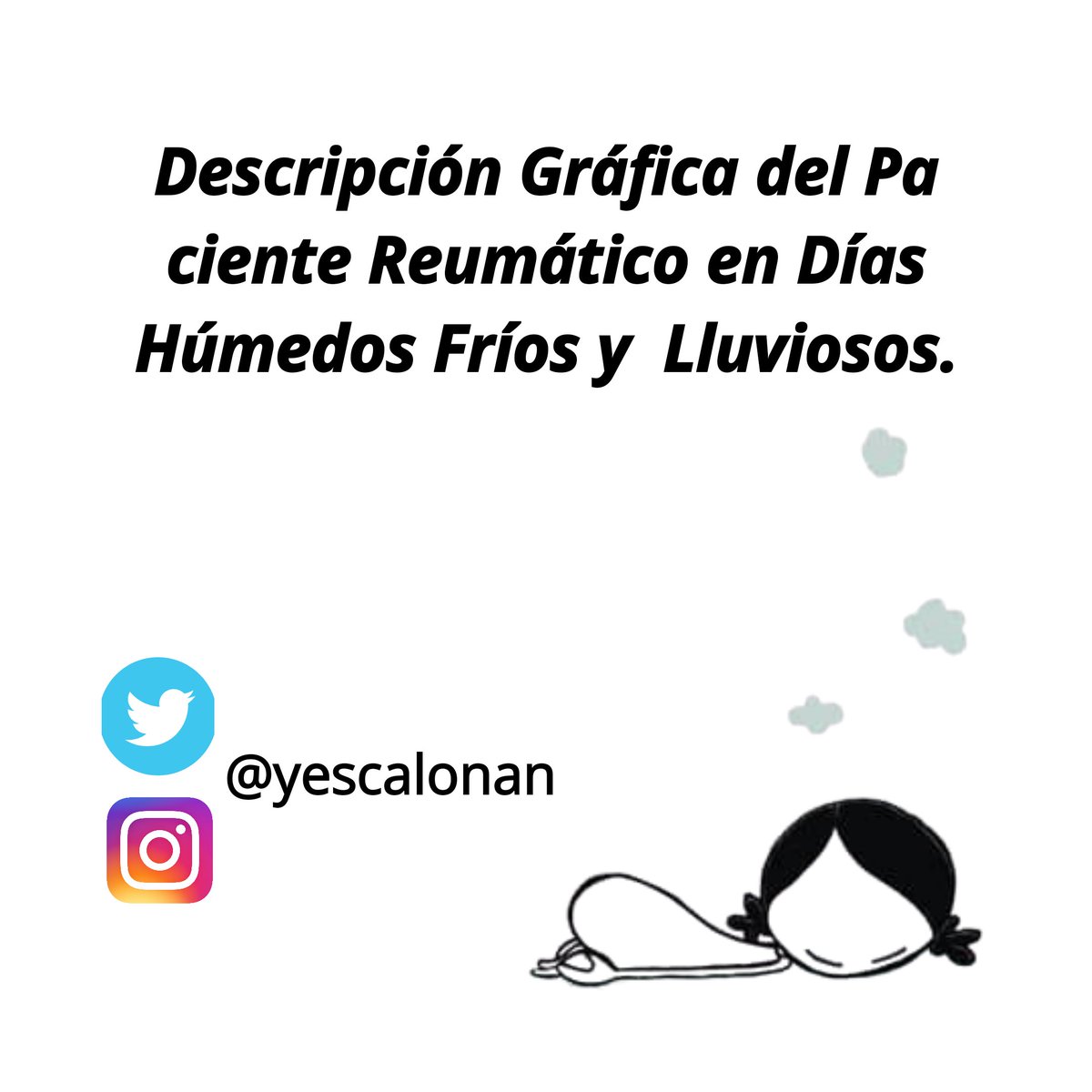 yescalonan's tweet photo. Realidad del paciente reumático
#reumarealidad
#pacientesreumaticos
#reumahumor
#FelizLunes
#lupus
#artritis
#still
#sjogren
#condicionesreumaticas
#frio https://t.co/qbtAltid6E