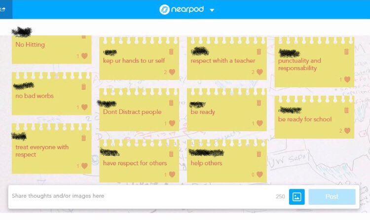 MrsMFernandez's tweet photo. Students creating the Virtual Classroom Rules and Expectations! @EckertES_AISD @AldineISD https://t.co/E1jFRaJhJx