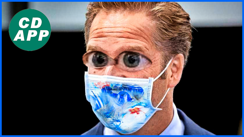 bentualdepineut's tweet photo. @Hannesz1956 @telegraaf Hugo de Jonge van het #CDApp met LSD Mondkapje https://t.co/JEf4xqmWhE