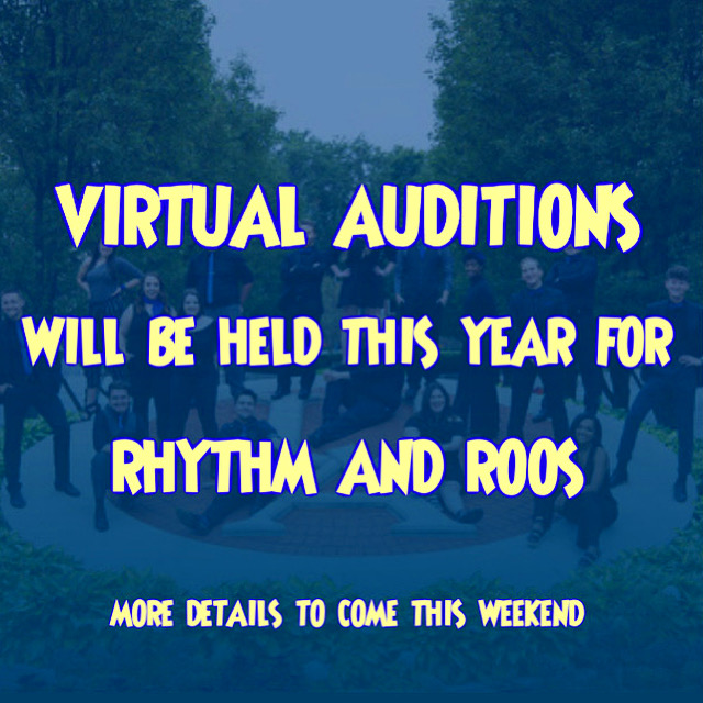 RhythmAndRoos's tweet photo. We are currently coming up with a plan for an audition process that is safe but still inclusive and available for anyone who wants to join.
We will be sharing more information this weekend!

As always, feel free to reach out to us if you have any questions! https://t.co/xZxi15i9TO