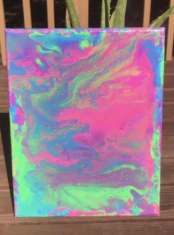AmbriteVictoire's tweet photo. I felt like promoting my neon paintings. It’s like a party on a canvas. 🥳 Want to bring the party to you? DM for further details. https://t.co/NwPXEMM46b