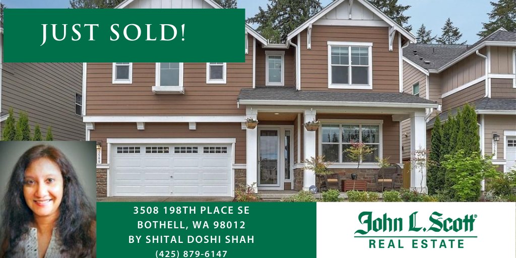 Just Sold! Great job, Shital Doshi- Shah!

#johnlscottrealestate #johnlscott #realestate #kenmore #homeforsale #houseforsale #pnw #realtor #broker #realtorlife #housing #home #listing #property #virtualhometour #Homebuyers #RealEstate  #covid19 #justsold #jlslynnwoodftw