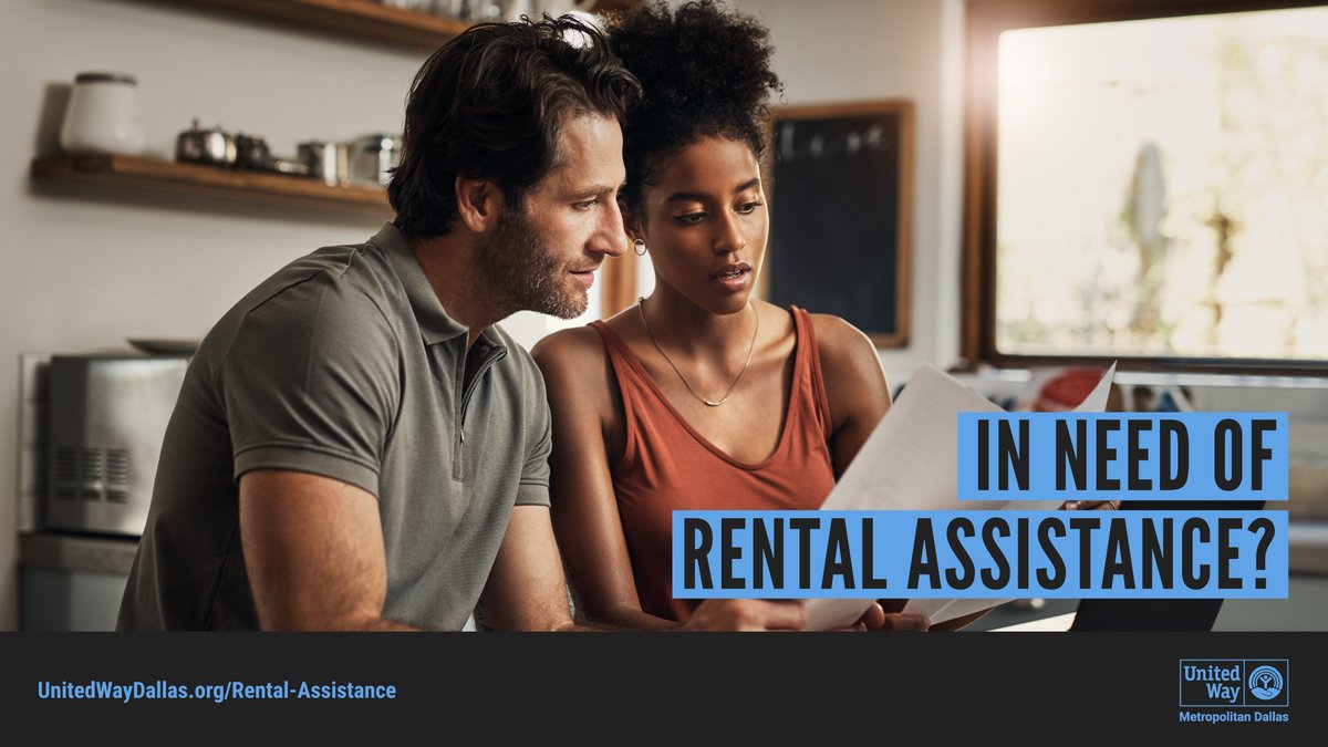 The <a href="/UnitedWayDallas/">United Way of Metropolitan Dallas</a> and <a href="/CityOfDallas/">City of Dallas</a> are working to together to help city residents get rental assistance. Visit unitedwaydallas.org/rental-assista…
for information on how to apply.