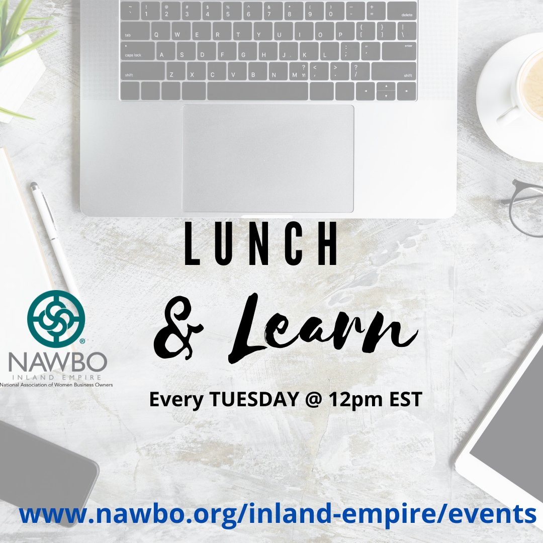REGISTER ONLINE today for our Lunch &amp; Learn Motivation Through Purpose and Village Building On TUESDAY <a href="/12PM/">nour zohbi</a> EST. 
The presentation will engage participants in reflective thinking and action planning.  Nawbo.org/inland-empire/…

(ch)  #business #businesscoach #businesswoman