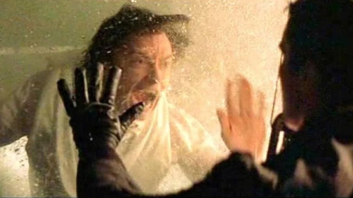 “You’re the lucky one today.”This process of horrific industrialisation is played out in manners large and small in “The Prestige.”It begins with the birds in the cage, but scales upwards to the men in the tanks.