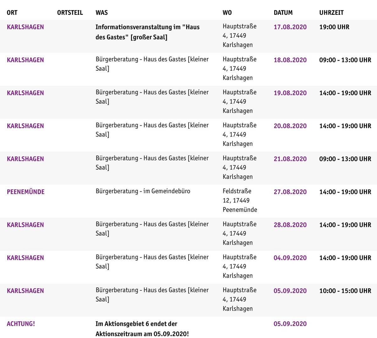 Großer Andrang beim #Infoabend zum Breitbandausbau in #Karlshagen/#Usedom - richtig schnelles Internet mit #via der #StadtwerkeSchwedt / Noch Fragen? - Dann ab 19.08. auf zur Beratung vor Ort