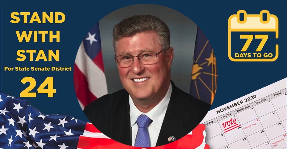 VoteStan2020's tweet photo. I’m working hard every day to earn voters’ trust and support. My opponent hasn’t even launched his campaign yet, because he’s convinced he’s untouchable. If he won’t work to earn your vote, will he work to represent you? I think not. #StandWithStan #Hoosiers #Democrats #Indiana https://t.co/Hm5xnJCEP3