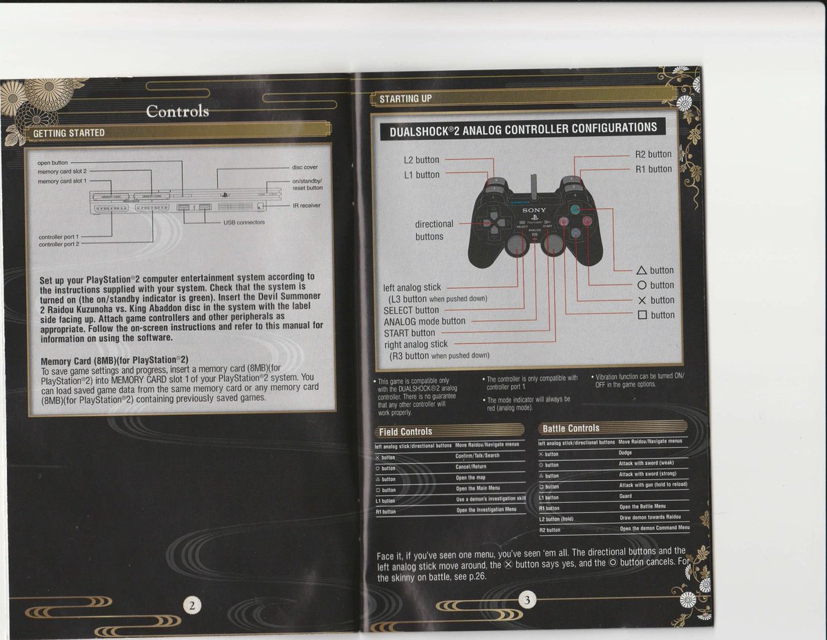 Some scans of King Abaddon's manual. : r/devilsummoner