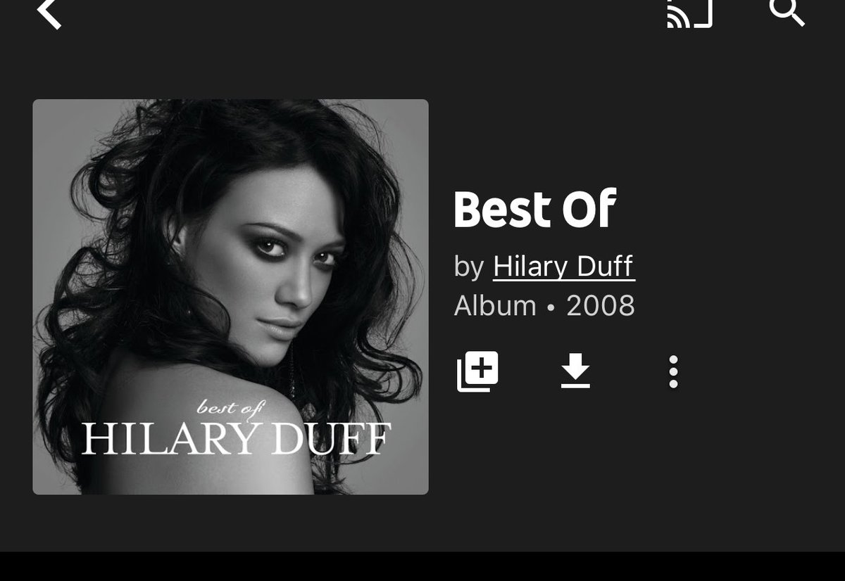 ShellPels's tweet image. Album of the day. Thank me later. @HilaryDuff