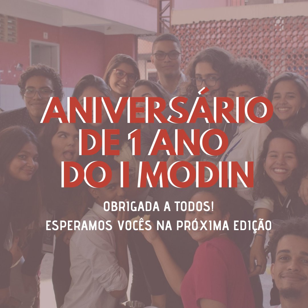 ModinOficial's tweet photo. Hoje faz 1 ano que a primeira edição do Modelo de Integração aconteceu. Uma ideia diferente, desafiadora, que tinha tudo para dar errado, mas no fim deu muito certo! Em 17 de agosto de 2019 muitas trajetórias tiveram início e muitas oportunidades foram criadas com o MODIN + https://t.co/L53jwEzRbg