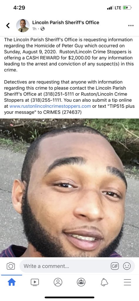 DiamondLanae's tweet photo. Not stopping until justice is served. Rustin/Gram/LaTech please share!!! #LLPedro 🙏 https://t.co/AHuwzz6Esw