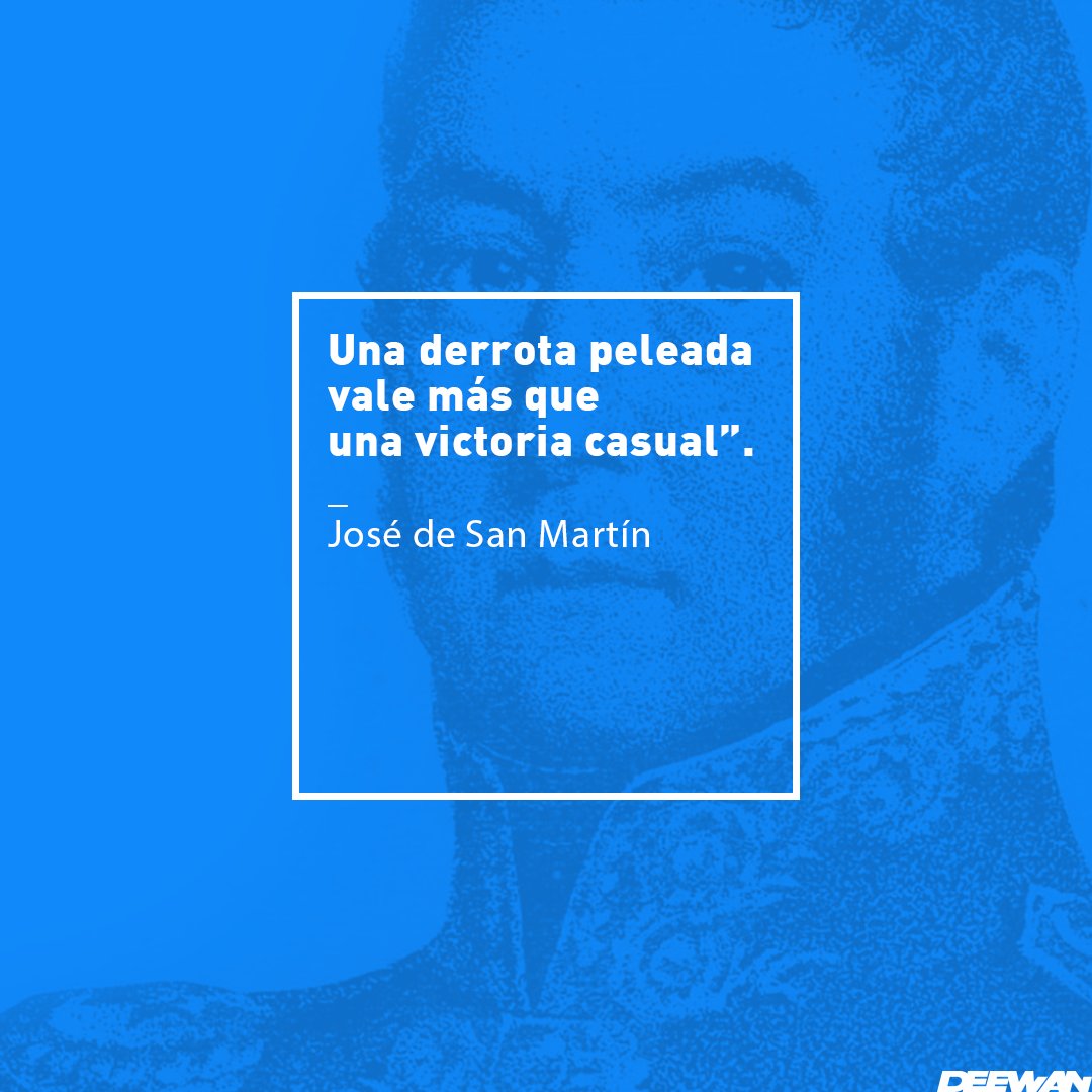 Deewan's tweet photo. PARA RECORDAR TAMBIÉN CUANDO SE TRATA DE EMPRENDER

#17deAgosto #SanMartinEsIndependencia #Diseño #Dev #Developers #Misiones #Emprender #Emprendedores https://t.co/aLfiIzNcPz