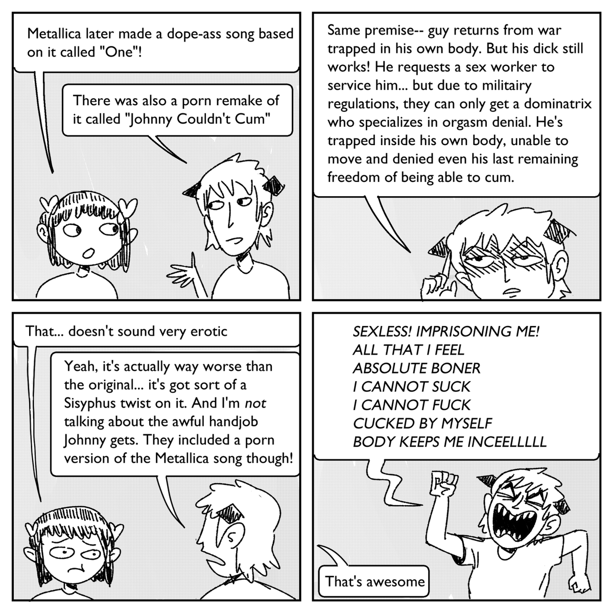 Two Friends Discuss Literature 