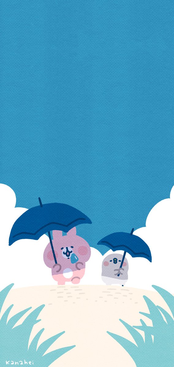 umbrella no humans outdoors holding pokemon (creature) sky cloud  illustration images