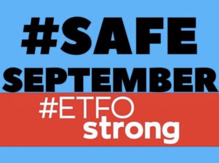 #SafeSeptember #etfoam2020 #ETFOStrong