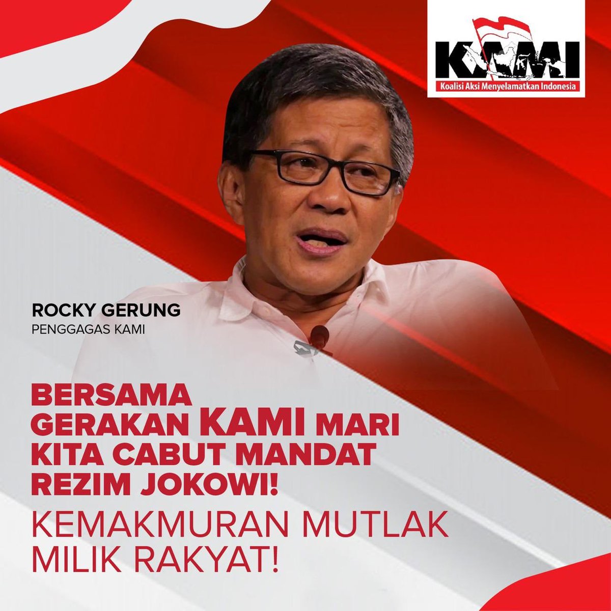 angedespoir5's tweet photo. Yg memberi Mandat Pak JKW bukanlah Kadrun, bkn segelintir Pecundang Politik Alumni Sakit Hati, tapi Rakyat melalui pemilu sah &amp; konstitusional.
Siapapun KAMI bila “terindikasi” Makar thd pemerintahan yg sah dlm suatu Negara, makan “serentak rakyat membela”&amp; aparat menindak tegas. https://t.co/WQhoBQ4cb5