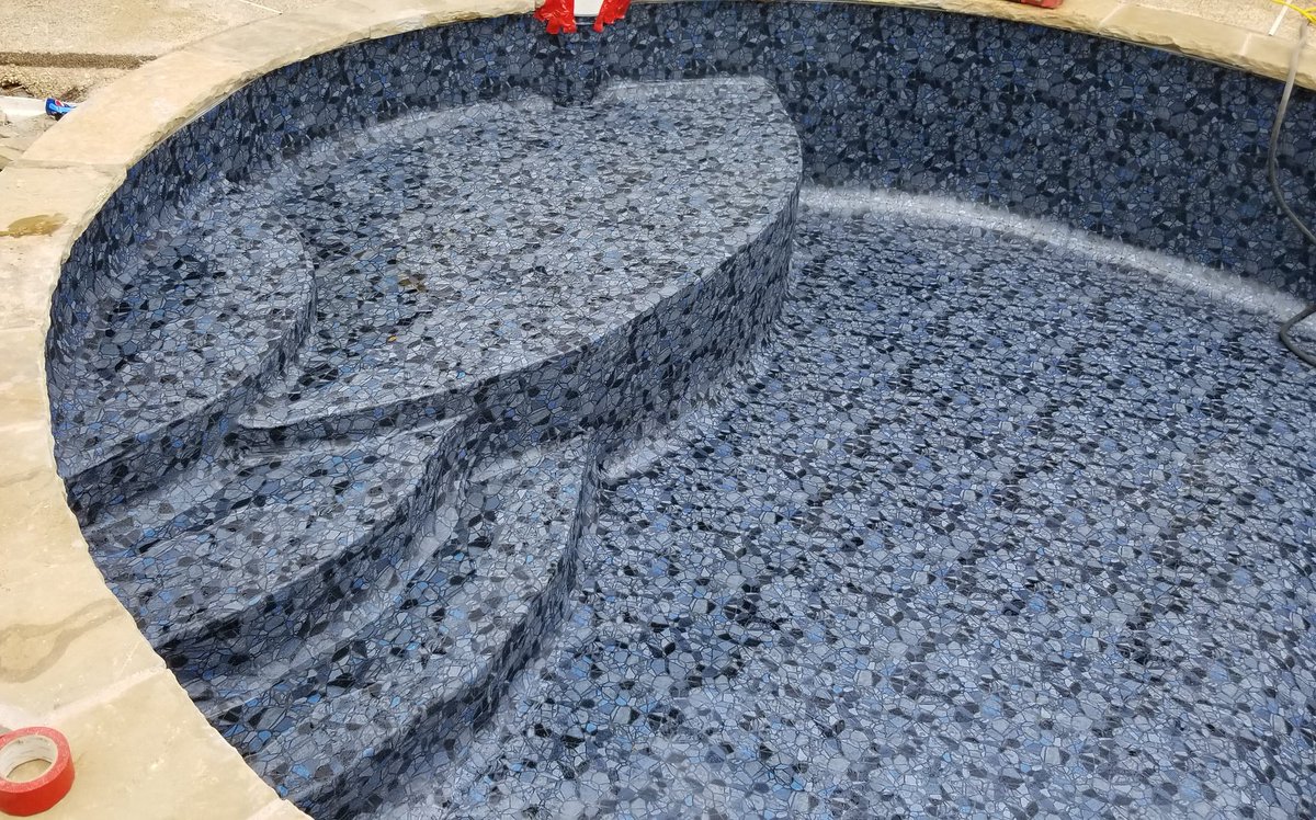 Lonestar_vinyl's tweet image. Liner Replacement Renovation with a @taraliners Sapphire liner #poollinerreplacement #ingroundvinylpool #linerreplacement #linerpool #vinyllinerpools #swimmingpoolliner #vinylpools #vinylpool #poolliner #vinylliner #vinyllinerreplacements