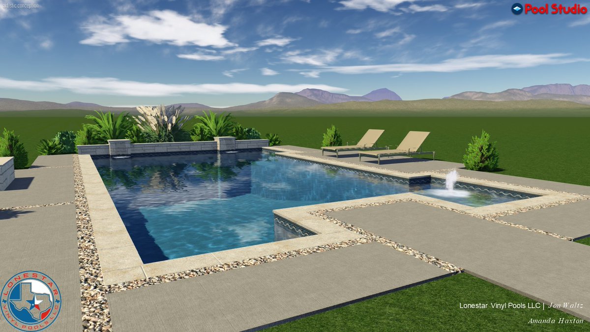 Lonestar_vinyl's tweet image. 3D design for a vinyl pool construction in Wichita Falls TX #poollinerreplacement #ingroundvinylpool #linerreplacement #linerpool #vinyllinerpools #swimmingpoolliner #vinylpools #vinylpool #poolliner #vinylliner #vinyllinerreplacements