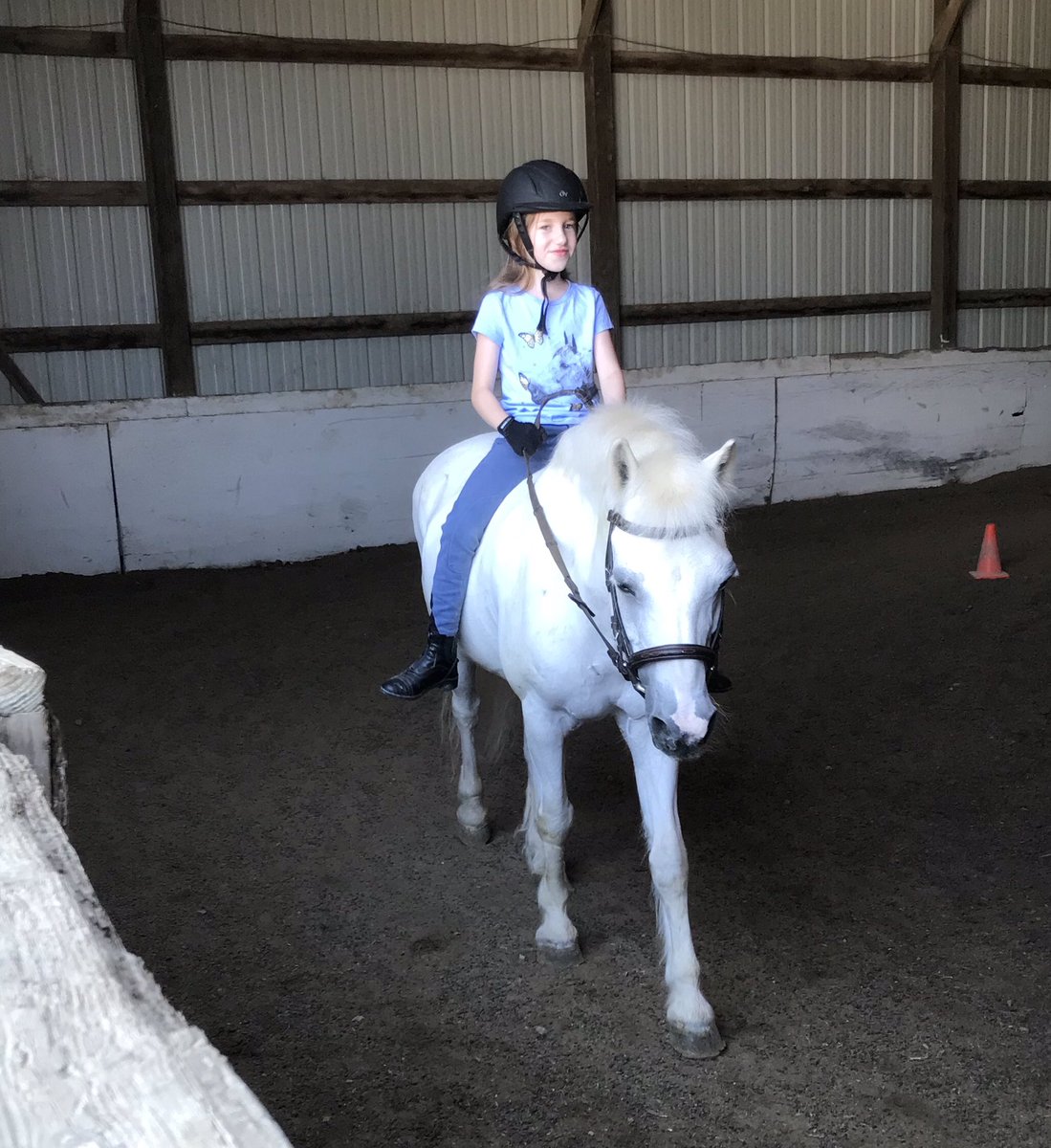 Jbmb155's tweet photo. She got to ride bareback at her lesson!  
@LumosLearning 
#LumosLearning
#SummerLearning https://t.co/kE0PPJ97Rf