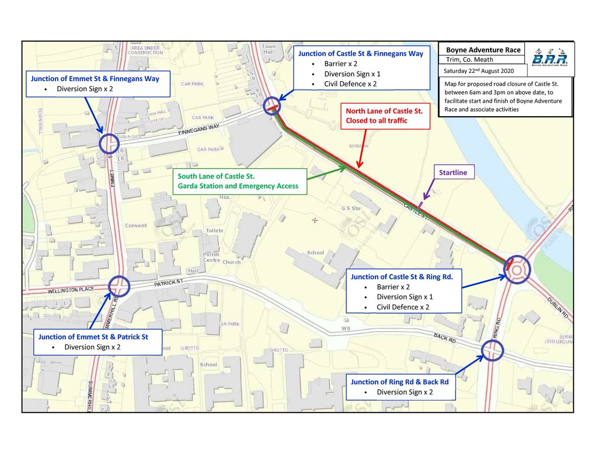 Please note a road closer will be in place on Saturday to facilitate the Boyne Adventure Race.

Diversions will be in place and we hope to minimise any disruption to those who are coming into our town. 

Thank you for your ongoing cooperation
