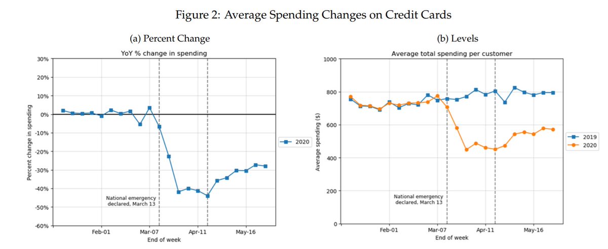 when I give policy advice I NEVER rely on one paper. ABSOLUTELY NOT only one of mine. I read all papers and find overlap, robust set of results. my fav paper on rebates is from JP Morgan Chase Institute:  https://www.brookings.edu/bpea-articles/initial-impacts-of-the-pandemic-on-consumer-behavior/watch spending turns up when rebates arrive. WOW!