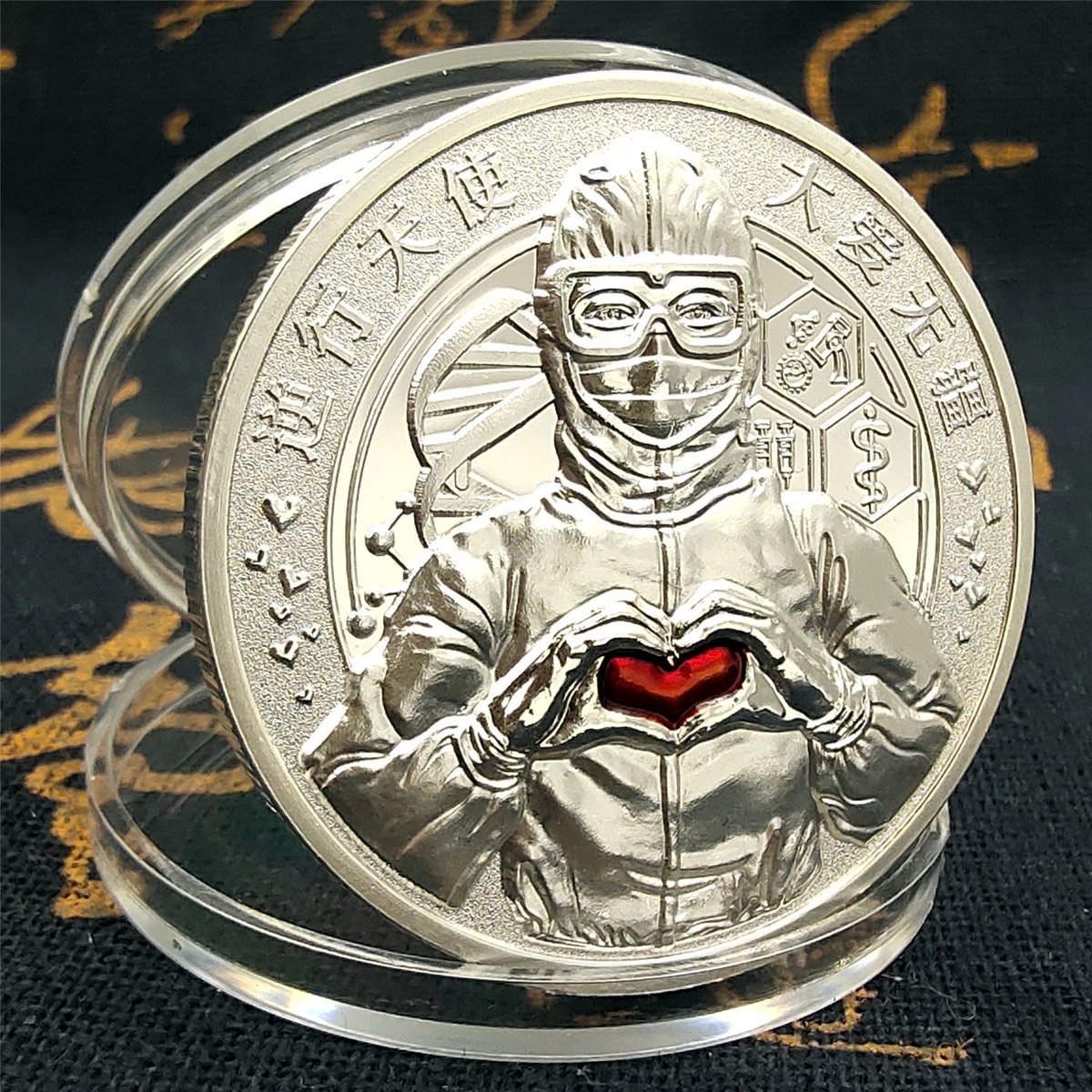 #pins #custompins #lapelpins #changecoins #Coins COVID-19 pneumonia memorial