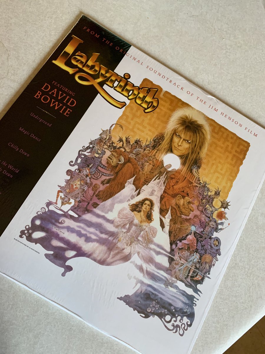 VolcanoesOf's tweet photo. The BEST HUBBY EVER- @Thedudeevanjams He just gave me an original pressing of the Labyrinth soundtrack! #goblinking #youhavenopoweroverme #dancemagicdance https://t.co/ZKtXqd8dDt