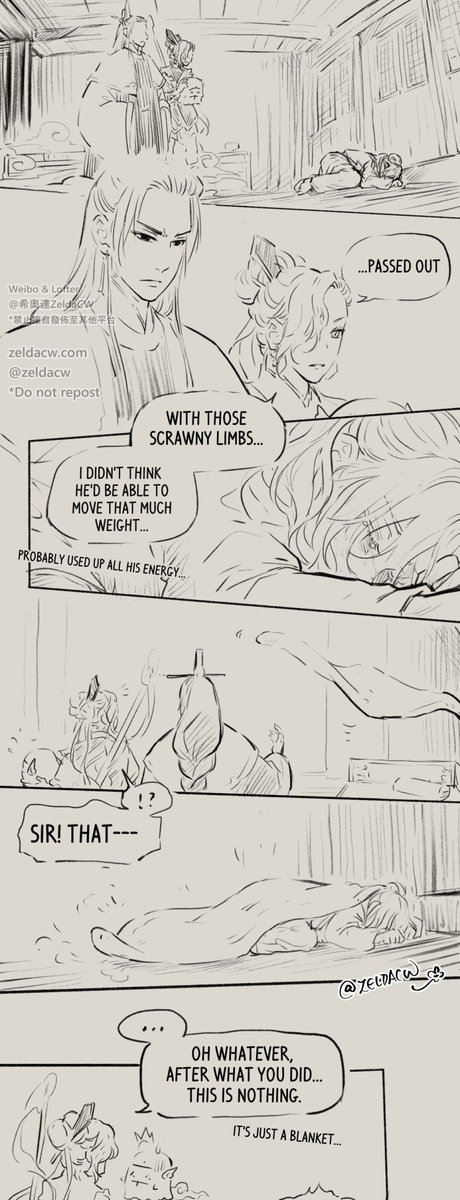 ?Mo XuanYu Underworld story comic update~
*to be continued.
*see the thread or check my Twitter Moments 'For Mo XuanYu' for previous parts of the story✨