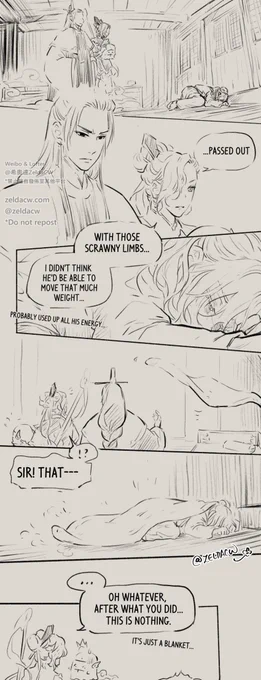 ?Mo XuanYu Underworld story comic update~

*to be continued.

*see the thread or check my Twitter Moments 'For Mo XuanYu' for previous parts of the story✨ 