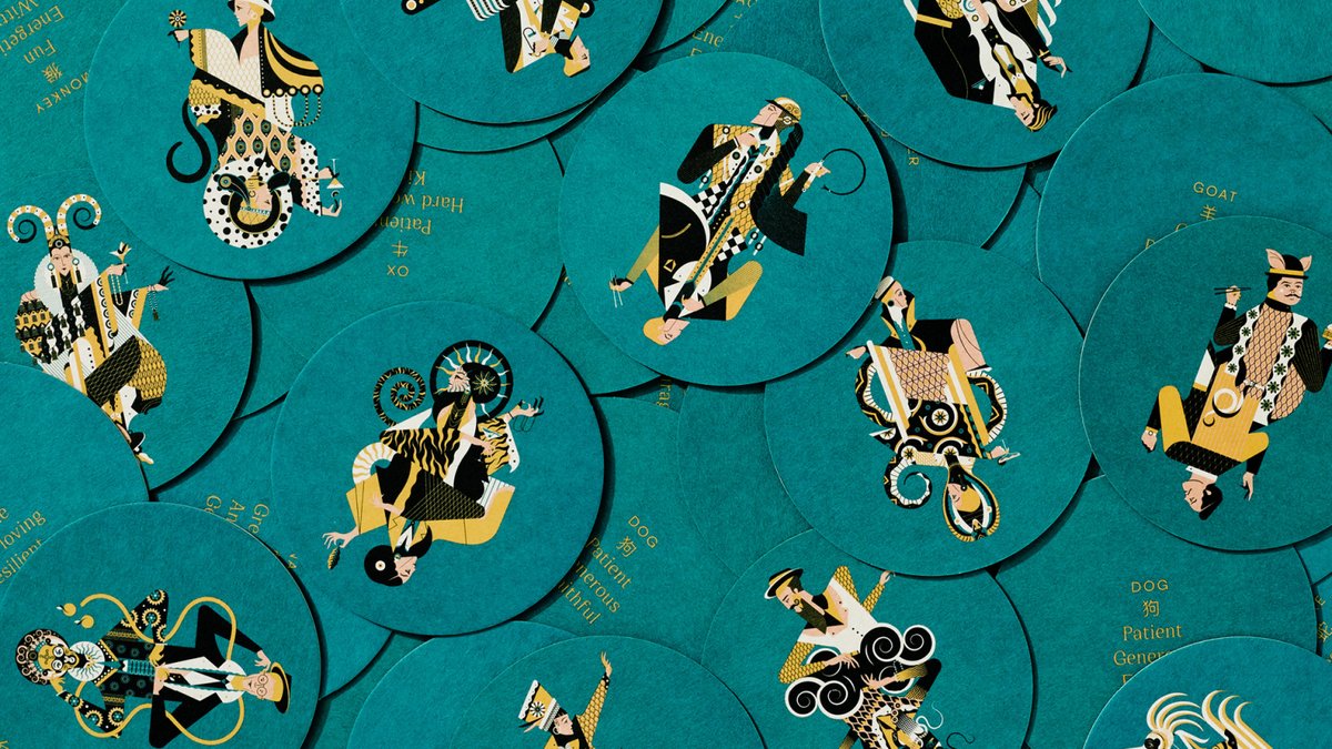 dscvr_shanghai's tweet photo. DutchScot looks to the Chinese zodiac in restaurant identity for Shanghai Me.
The branding is centred on a series of 12 illustrations representing 12 animals, with each containing a “dual personality”. https://t.co/KOVQGFLAgP https://t.co/JtlFryF5LS