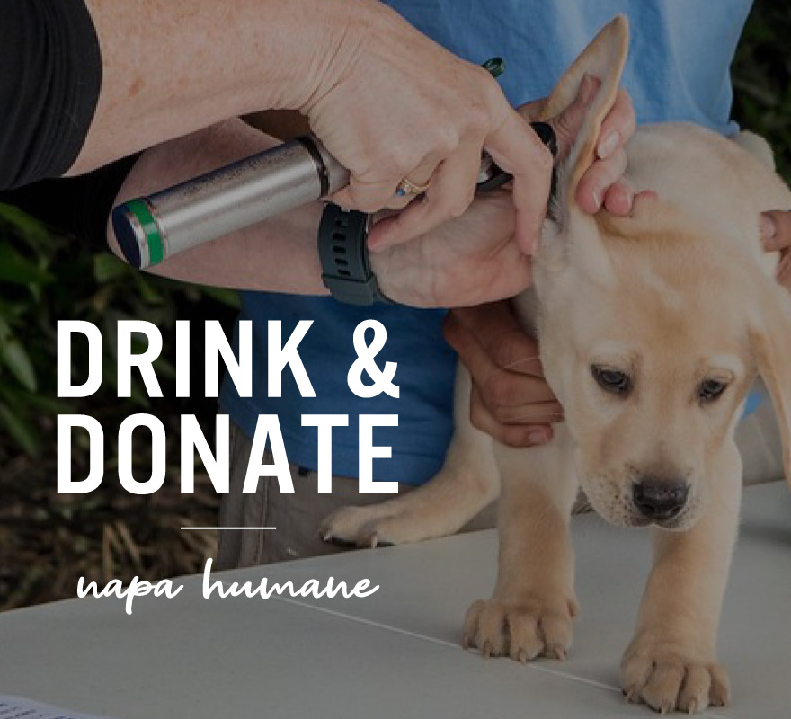 It's #NationalNonprofitDay &amp; we are sending some love to Napa Humane. Without <a href="/NapaHumane/">Napa Humane</a> many of the animals in #NapaCounty would go without life-saving preventative services. In August, 20% of the sales from our cocktail / wine packages go directly to helping Napa Humane. 🥂