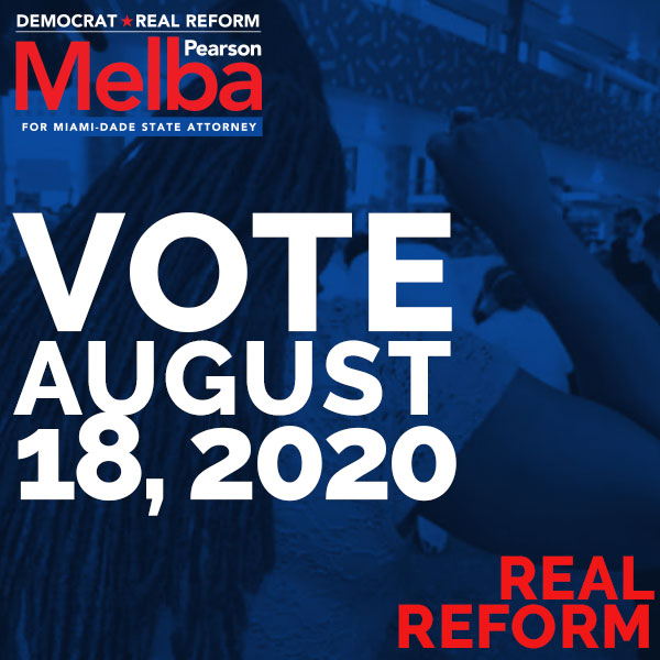 #VoteForMelba  #Tomorrow #ReasonsAreClear #VoteForChange
8/18 Primary Election Date / State Attorney Office Race Is Decided!
.
#Melba2020 #MelbaForMiami #TeamMelba #StandWithMelba #27YearsIsEnough