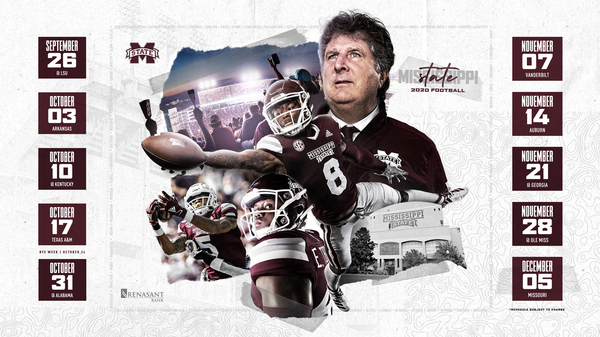 Mississippi State 2022 Schedule Mississippi State Football On Twitter: "𝟮𝟬𝟮𝟬 𝗦𝗖𝗛𝗘𝗗𝗨𝗟𝗘 Let's  Play Some Ball! #Hailstate🐶 Https://T.co/Jauditliv5" / Twitter