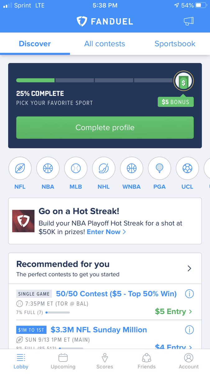 RotoHQ's tweet photo. @kenmn007 @FanDuel_Support @DraftKings Yup I had Mitchell and now I can’t see anything. Even my history is gone. Check this out. Zeroed our and trying to have me sign up as a new customer. Fucking joke! https://t.co/pBnAuQPos0