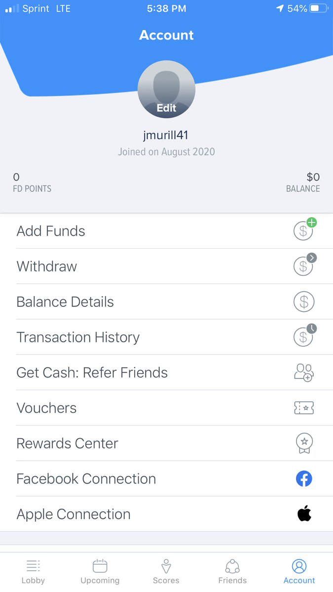 RotoHQ's tweet photo. @kenmn007 @FanDuel_Support @DraftKings Yup I had Mitchell and now I can’t see anything. Even my history is gone. Check this out. Zeroed our and trying to have me sign up as a new customer. Fucking joke! https://t.co/pBnAuQPos0