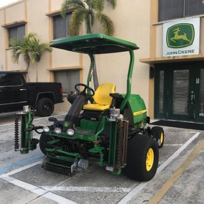 For sale: *Refurbished Price* 2013 John Deere 7500E Hybrid: 2013 John Deere 7500E Hybrid Fairway Mower. Excellent condition. Low hours. Currently has 1137. Advertised price of $23,995.00 is refurbished. AS IS price available upon request. Stock #… dlvr.it/RdqzgB