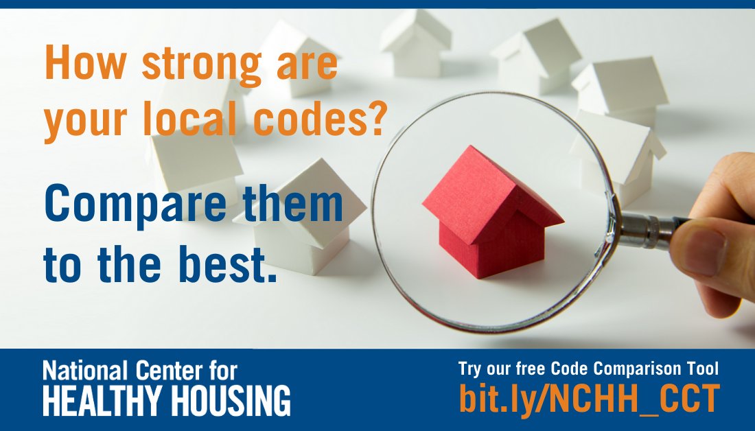 NCHH's tweet photo. Want to see where your #housingcode is weak? Compare your #localcode against the #NationalHealthyHousingStandard and @IntlCodeCouncil's IPMC using our free, interactive #CodeComparisonTool! https://t.co/50SPgezlMF #housingcodes #localcodes #codes https://t.co/rIpdzKTIoy