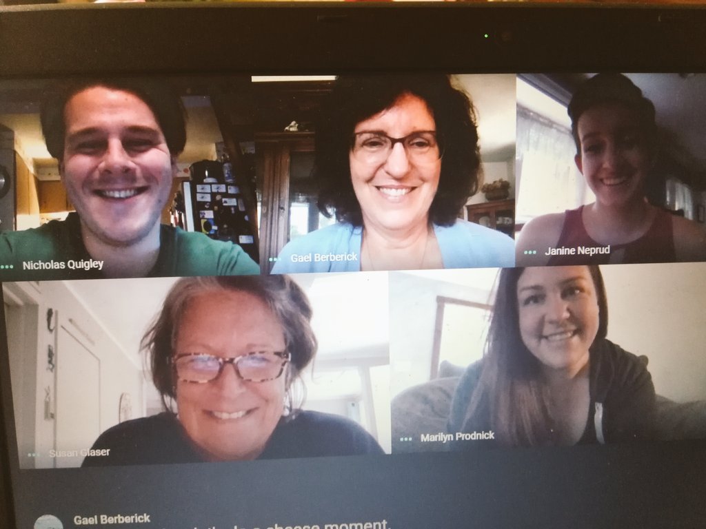 Thank you @MProdnick for organizing this brainstorming session with the best  #musiceducators I have ever worked with! #MusicMonday #Plandemic @FRPSFinePerArts @QuigleyFRPS @Gaelsing @SusanGlaser2   & Welcome Janine!